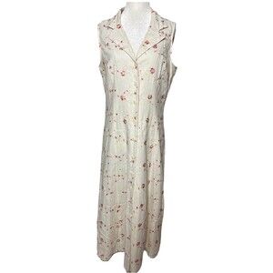 VTG Cimmaron Floral Dress 90’s,Y2K Rachel Green Inspired Soft Girl Linen Blend